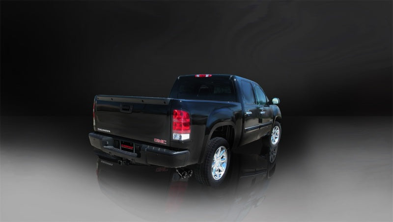 Corsa 07-08 Chevrolet Silverado Crew Cab/Short Bed 1500 5.3L V8 Black Sport Cat-Back Exhaust CORSA Performance