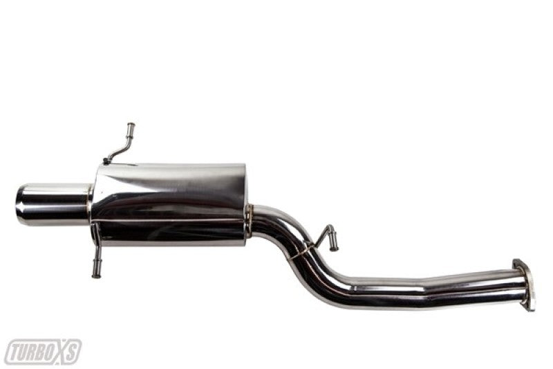 TURBOXS AXLE BACK MUFFLER POLISHED STAINLESS TIP SUBARU WRX/STI; 2002-2007 - eliteracefab.com