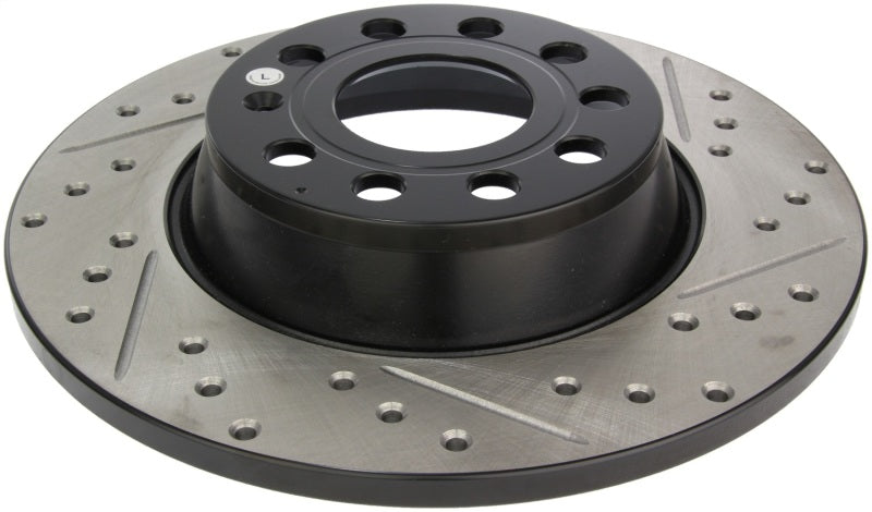 StopTech Slotted & Drilled Sport Brake Rotor - eliteracefab.com