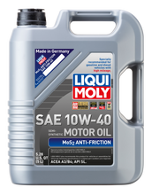 Load image into Gallery viewer, LIQUI MOLY 5L MoS2 Anti-Friction Motor Oil 10W40 (Case of 4)