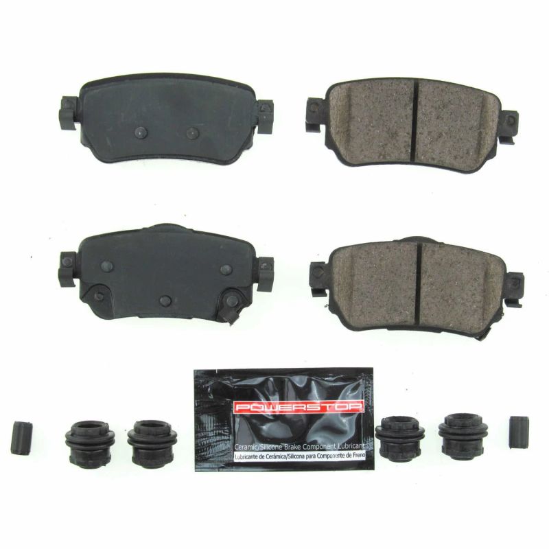 Power Stop 18-19 Nissan Leaf Rear Z23 Evolution Sport Brake Pads w/Hardware - eliteracefab.com