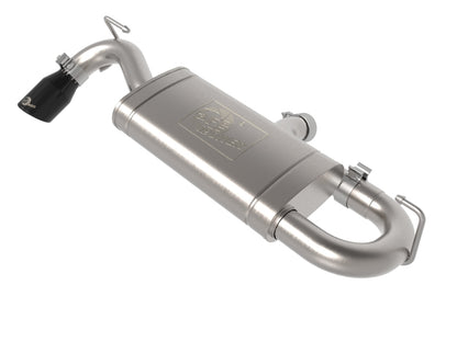 aFe Ford Bronco Sport 21-22 L3-1.5L (t)/L4-2.0L (t) Vulcan Axle-Back Exhaust System- Black Tips aFe