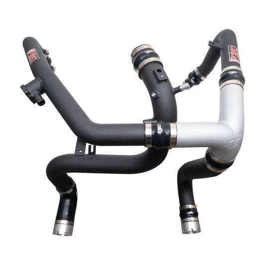 Injen 2021-2023 Ford Bronco V6-2.7L Twin Turbo EcoBoost Intercooler Pipes (Wrinkle Black) - SES9301ICPWB
