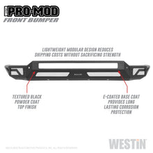 Load image into Gallery viewer, Westin 2020 Chevrolet Silverado 2500/3500 Pro-Mod Front Bumper - eliteracefab.com