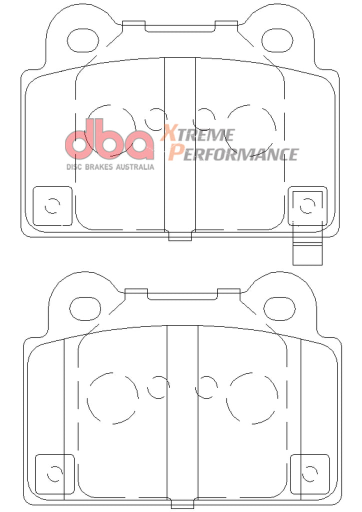 DBA Extreme Performance Rear Brake Pads - DB2215XP