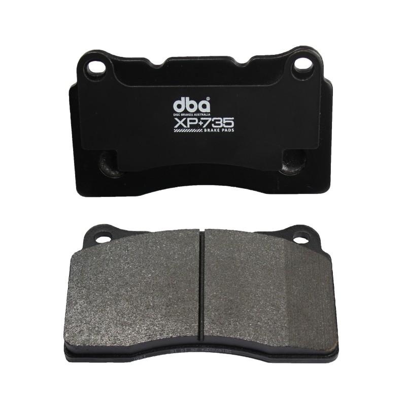 DBA 03-06 EVO / 04-09 STi / 03-07 350Z Track Edition/G35 w/ Brembo XP650 Rear Brake Pads - eliteracefab.com