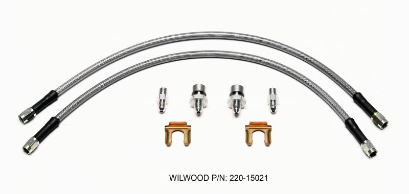 Wilwood Flexline Kit 18 inch -3 3/8-24 IF 1/8 NPT Straight Wilwood