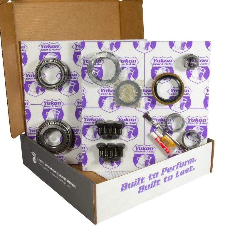 Yukon 8.5in GM 3.73 Rear Ring & Pinion Install Kit Axle Bearings 1.78in Case Journal