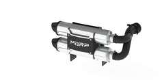 MBRP 17-19 Can-Am Maverick X3 Dual Slip-On Performance Series Exhaust - eliteracefab.com