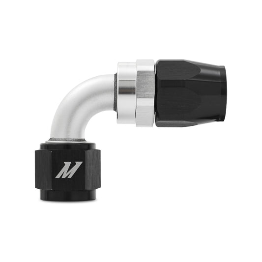 Mishimoto Aluminum -10AN 90 Degree Fitting - Black - eliteracefab.com
