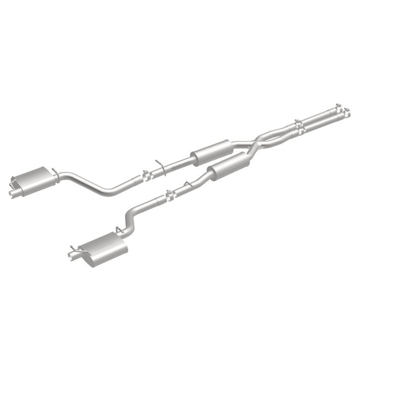 MagnaFlow Cat-Back SS 2.5in Dual Split Rear Exit (OEM Tips) 15-16 Dodge/Chrysler Charger/300 5.7L V8 Magnaflow