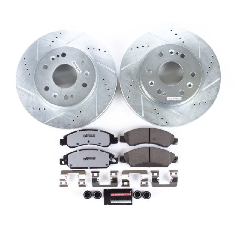 Power Stop 07-08 Cadillac Escalade Front Z36 Truck & Tow Brake Kit - eliteracefab.com