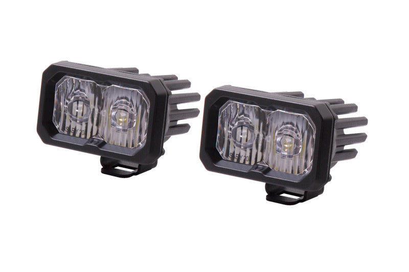 Diode Dynamics Stage Series 2 In LED Pod Pro - White Driving Standard WBL (Pair)