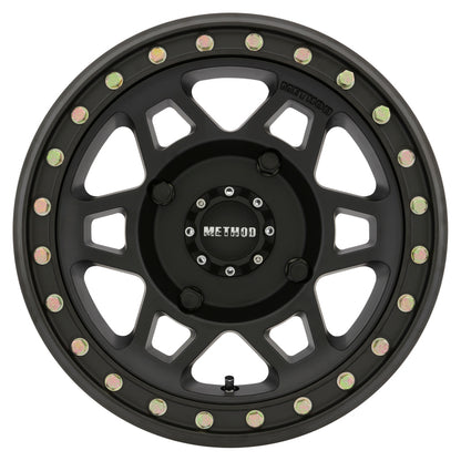 Method MR405 UTV Beadlock 15x7 4+3/+13mm Offset 4x136 106mm CB Matte Black w/BH-H24100 Wheel - eliteracefab.com