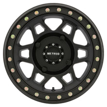 Load image into Gallery viewer, Method MR405 UTV Beadlock 15x7 5+2/+38mm Offset 4x156 132mm CB Matte Black w/BH-H24100 Wheel - eliteracefab.com