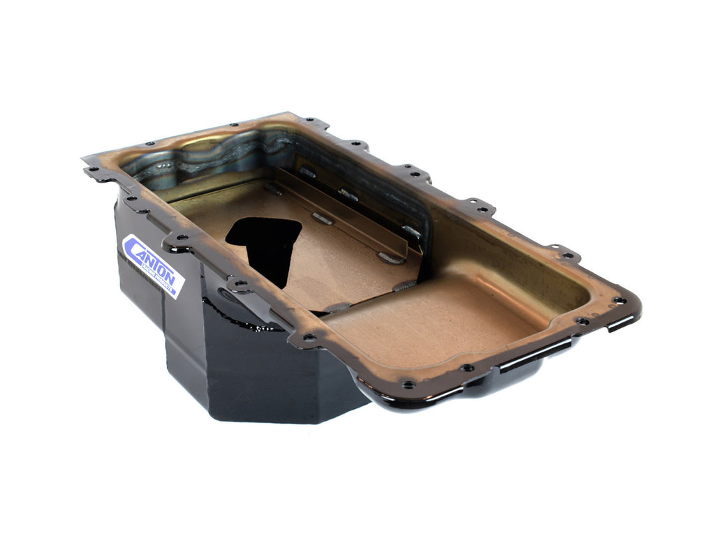 Canton 16-780 Oil Pan 4.6L 5.4L Modular Ford Rear Sump Truck Oil Pan Black - eliteracefab.com