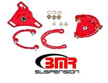 Load image into Gallery viewer, BMR CASTER CAMBER PLATES ADJUSTABLE RED (2015+ MUSTANG) - eliteracefab.com