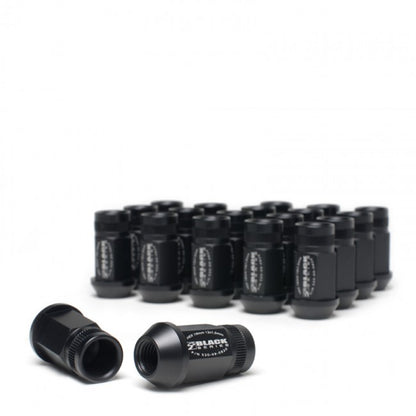 Skunk2 12 x 1.5 Forged Lug Nut Set (Black Series) (16 Pcs.) - eliteracefab.com