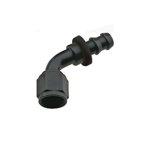 Fragola Performance Systems 206006-BL 8000 Series Push-Lite Race Hose End - 60 Degree - eliteracefab.com