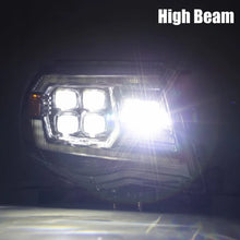 Load image into Gallery viewer, AlphaRex 05-11 Toyota Tacoma NOVA LED Projector Headlights Plank Style Black w/Activation Light/DRL - eliteracefab.com