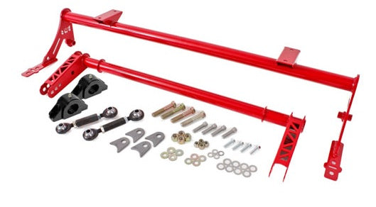 BMR ANTI-ROLL BAR KIT XTREME REAR DELRIN HOLLOW 35MM RED (05-14 MUSTANG/07-14 GT500) - eliteracefab.com