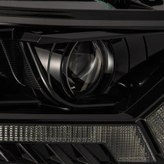 AlphaRex 2019+ Ford Ranger PRO-Series Proj Headlights Plank Style Alpha Black w/Seq Signal/DRL - eliteracefab.com