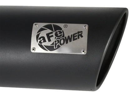 aFe MACH Force-XP 409 SS Right Side Single Wall Exhaust Tip 5in Inlet x 7in Outlet x 15in L aFe