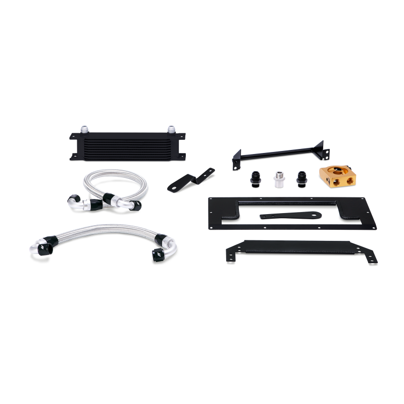 Mishimoto 99-05 Mazda Miata Thermostatic Oil Cooler Kit - Black - eliteracefab.com