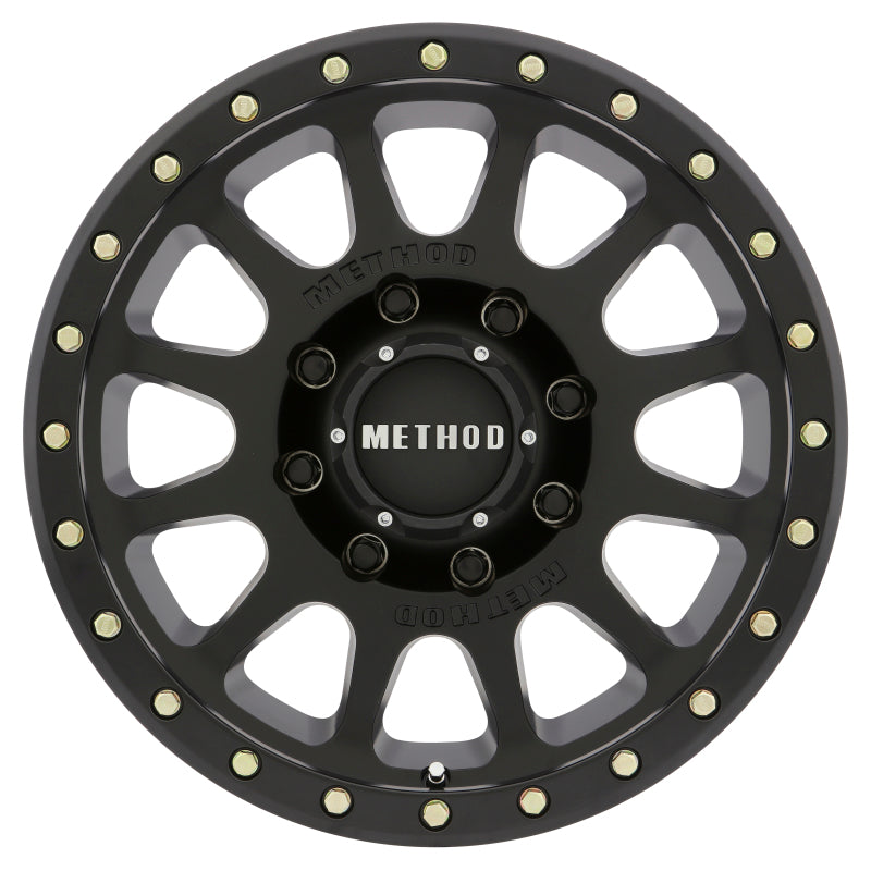 Method MR305 NV HD 18x9 +18mm Offset 8x180 130.81mm CB Matte Black Wheel - eliteracefab.com