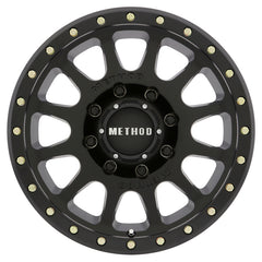 Method MR305 NV HD 17x8.5 0mm Offset 8x6.5 130.81mm CB Matte Black Wheel - eliteracefab.com