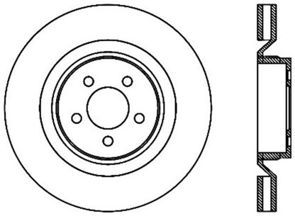 StopTech Power Slot 06-07 Chrysler SRT-8 Front Right Cryo Slotted Rotor Stoptech