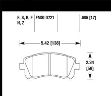 Load image into Gallery viewer, Hawk 02-03 WRX / 98-01 Impreza / 97-02 Legacy 2.5L / 98-02 Forester 2.5L D721 Performance Ceramic St - eliteracefab.com