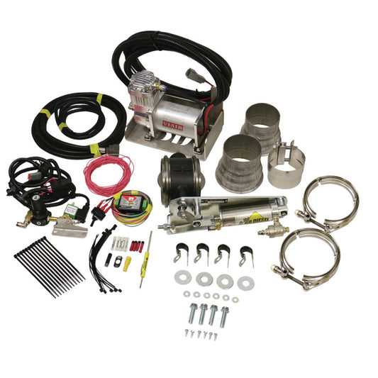BD Diesel Exhaust Brake - Universal 3.5in c/w Air Compressor BD Diesel