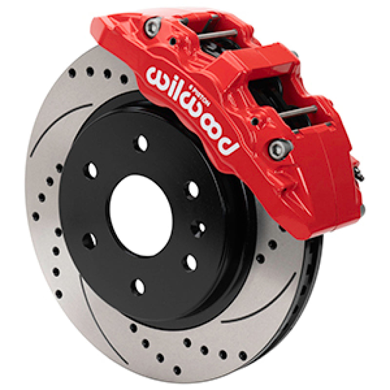 Wilwood 19-21 Chevy Silverado/GMC Sierra Aero6-DM Front Brake Kit - D&S - Red Wilwood