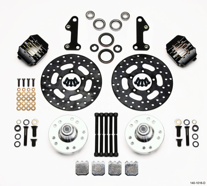 Wilwood Dynalite Single Front Drag Kit Drilled Rotor 67-69 Camaro 64-72 Nova Chevelle Wilwood