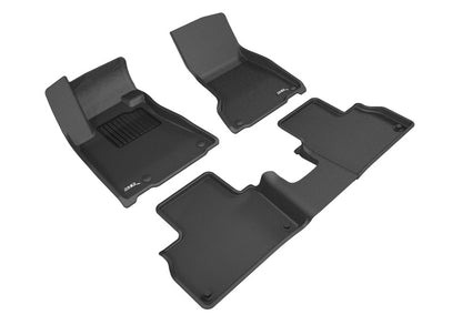 3D Maxpider L1MR00801509 17-18 Maserati Levante Kagu Floor Mat- Black R1 R2