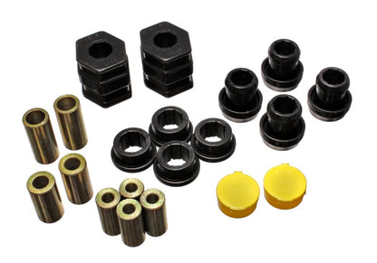 Energy Suspension 96-00 Honda Civic/CRX Black Front Control Arm Bushing Set - eliteracefab.com