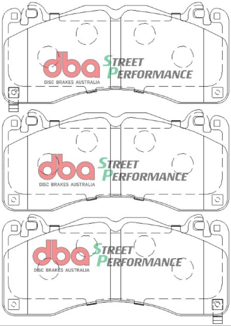 DBA Street Performance Front Brake Pads - DB9021SP DBA