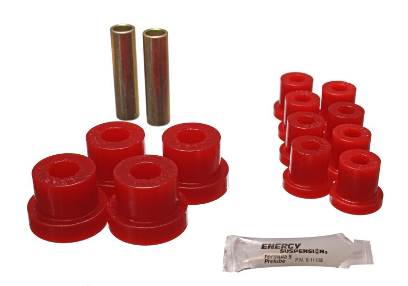 Energy Suspension Jeep Spring Bushing Set - Red - eliteracefab.com