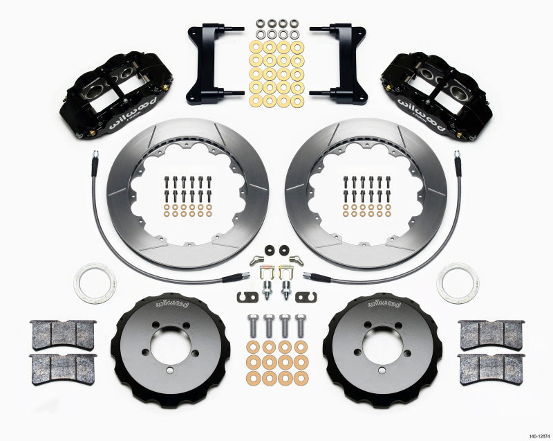 Wilwood Narrow Superlite 6R Front Hat Kit 13.06in 1999-2012 Subaru WRX w/Lines - eliteracefab.com