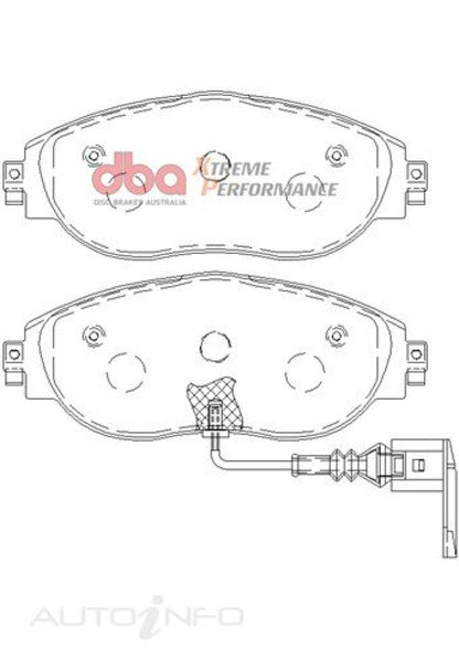 DBA Extreme Performance Front Brake Pads - DB8849XP DBA