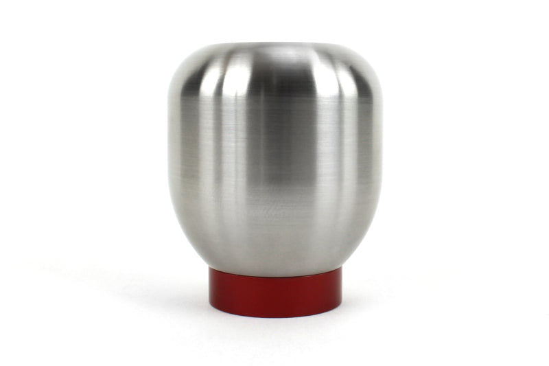 Perrin 17-18 Honda Civic Brushed Stainless Steel Large Shift Knob - 6 Speed - eliteracefab.com