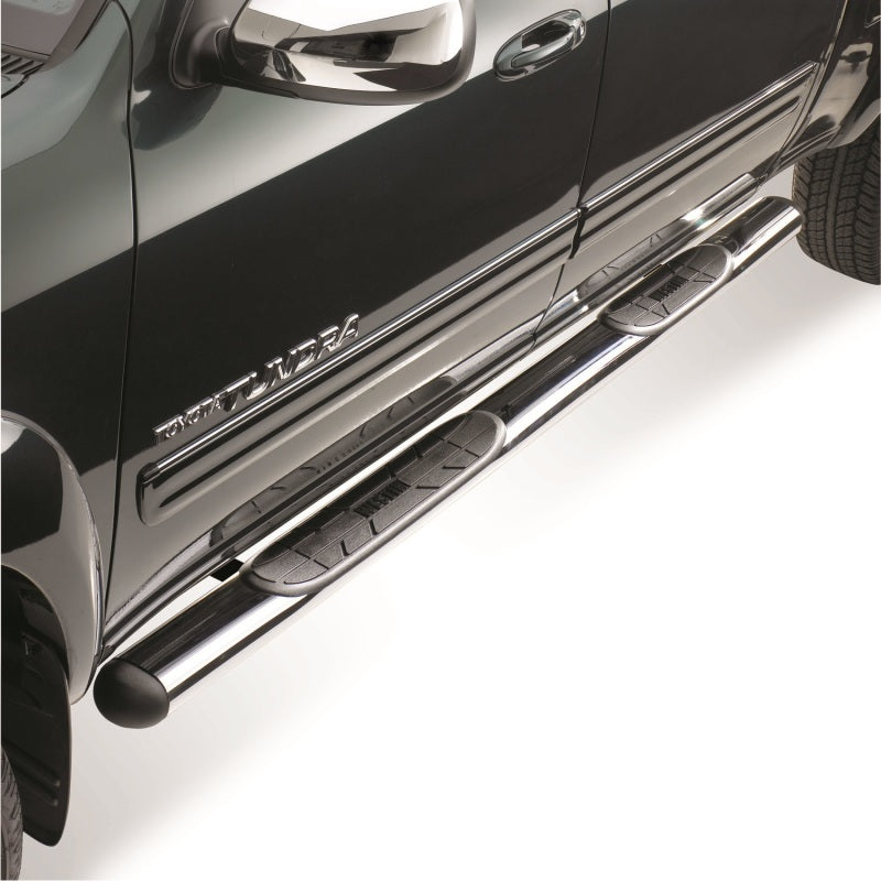 Westin 1999-2006 Toyota Tundra 4dr Ext Cab Premier Oval Nerf Step Bar Mount Kit - Black - eliteracefab.com