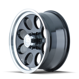 ION Type 171 18x9 / 5x127 BP / 0mm Offset / 83.82mm Hub Black/Machined Wheel