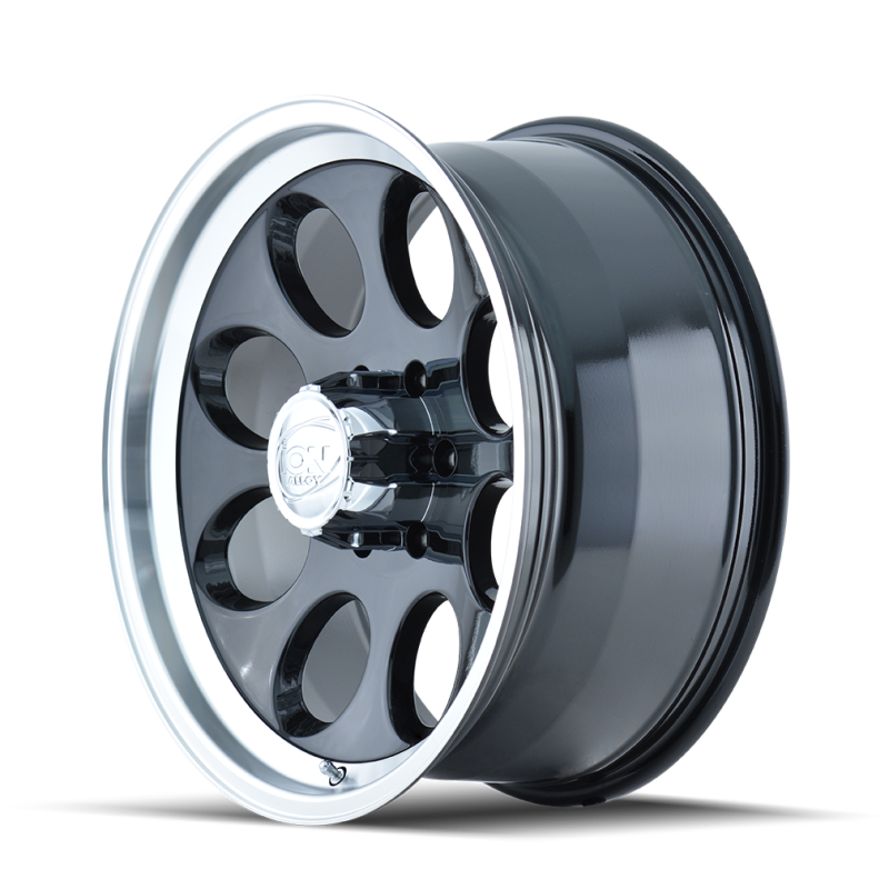 ION Type 171 17x9 / 8x165.1 BP / 0mm Offset / 130.8mm Hub Black/Machined Wheel ION Wheels