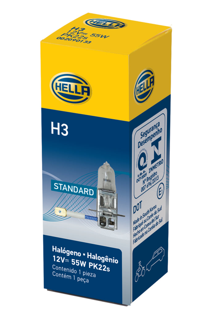 Hella H3 Halogen Bulb *Must Order Qty 10* - eliteracefab.com