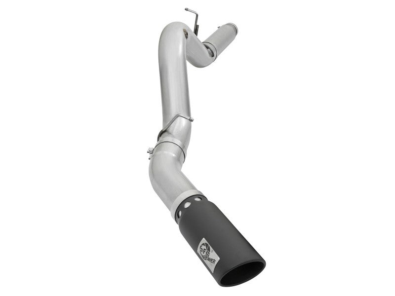 aFe Atlas Exhaust 5in DPF-Back Aluminized Steel w/ Black Tips 16-17 GM Diesel Truck V8-6.6L (td) aFe