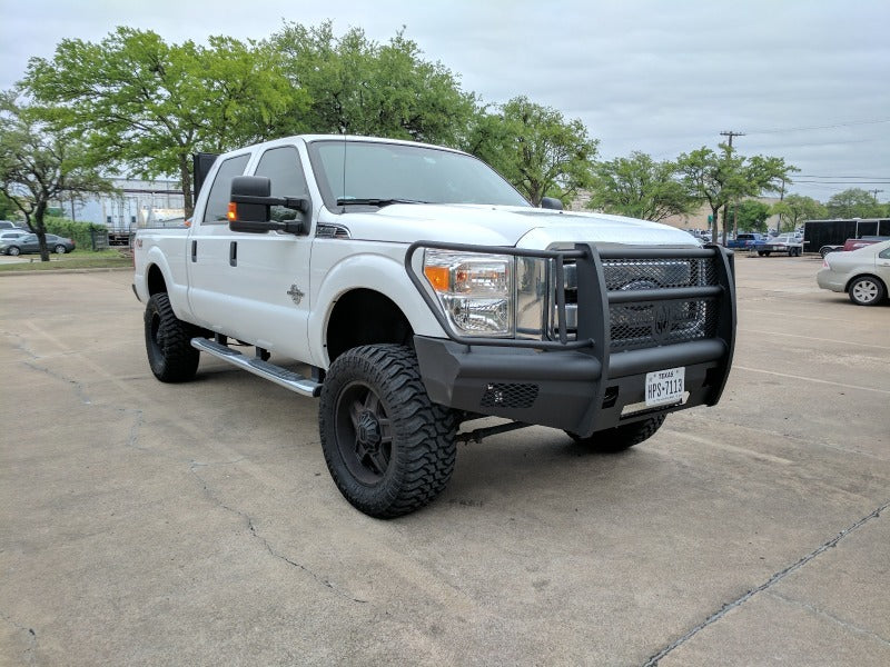 Road Armor 11-16 Ford F-250 Vaquero Front Bumper Full Guard - Tex Blk Road Armor