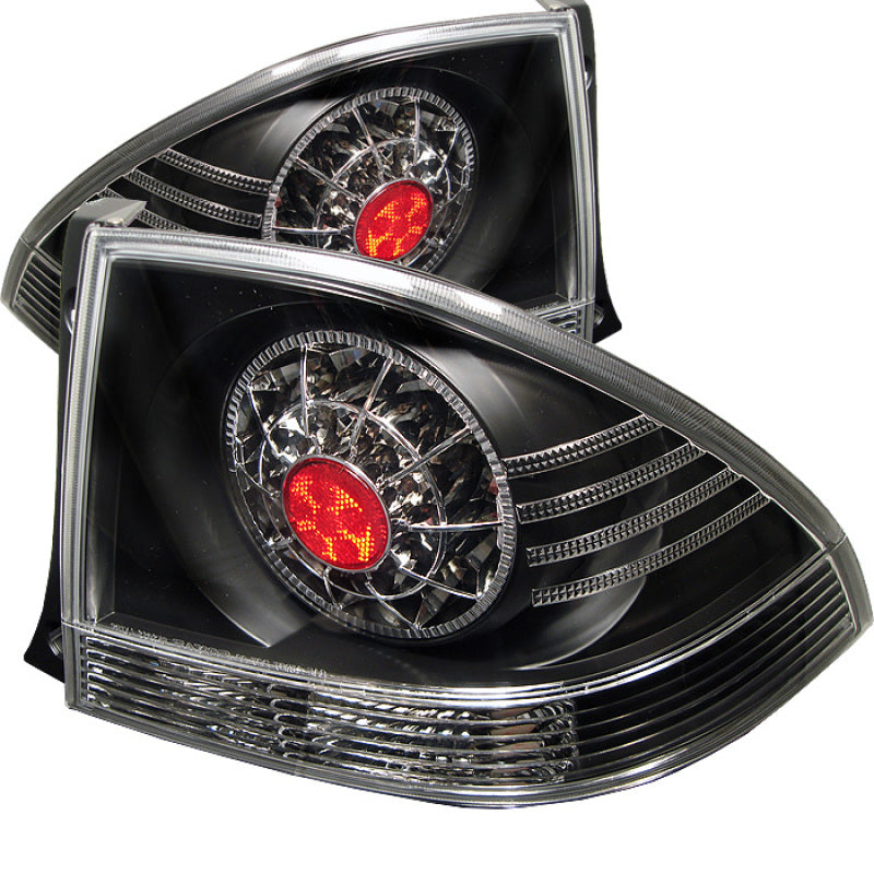 Spyder Lexus IS 300 01-05 LED Tail Lights Black ALT-YD-LIS300-LED-BK - eliteracefab.com