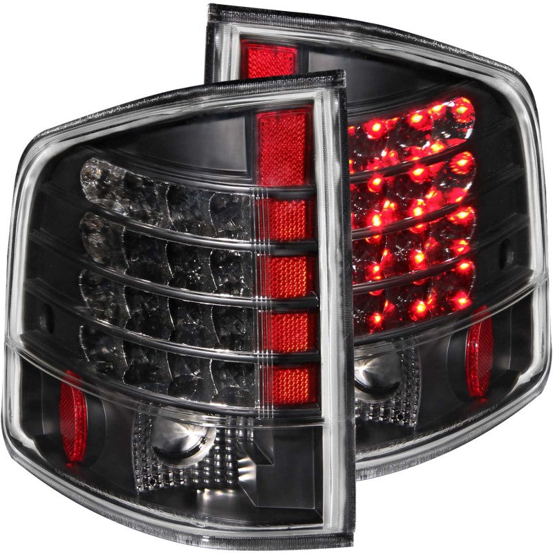 ANZO USA Chevrolet S-10 / GMC Sonoma - Led Taillights Black; 1995-2005 - eliteracefab.com